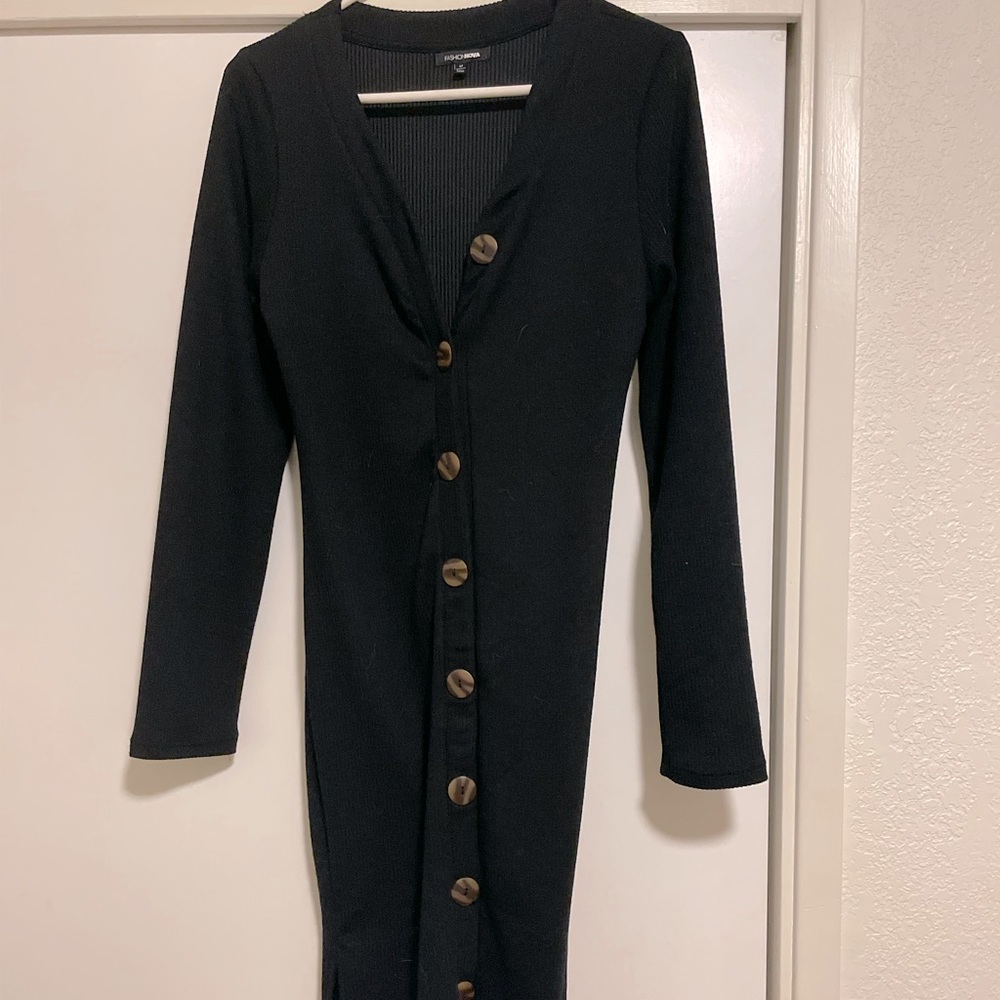 Button down Sweater dress